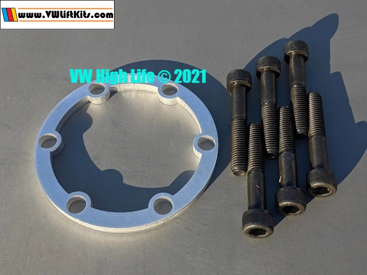 This repair kit is required for lifted VW 4 Motion Golf Sportwagen 2017-2020 to fix the clicking noise from the driver side axle.